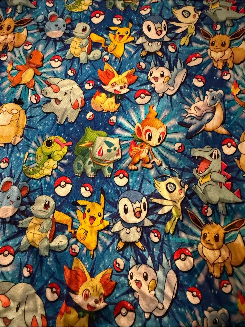 Charlie’s Project/Little Snuggles Pokemon Standard Crib Sheet VGUC/GUC